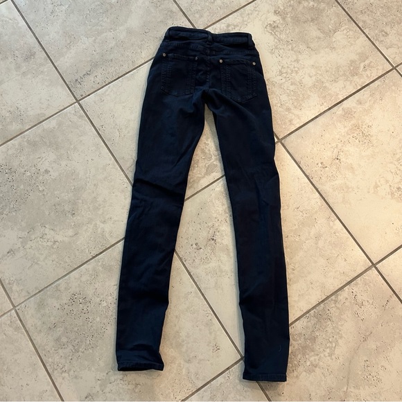 Alice + Olivia Navy Skinny Jeans SIZE 24 - Picture 5 of 5
